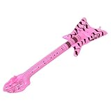 MUSISALY Aufblasbare Rockgitarre Partydeko und Foto Requisiten Luftgitarren für Musikthemen Geburtstag Karneval Vielseitige Leichte Dekorationsinstrumente