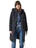 CECIL Damen B101057 Puffer Coat w. Detachable Sleeves, dark navy blue, M