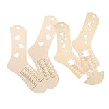 DIYEAH 2 Paar Sockenständerfüße Häkeln Stricken Sockenformen Sockenblocker Zum Stricken Handstricken Sockenformen DIY Gewebte Sockenmodelle Sockenstricken Häkelzubehör Holz