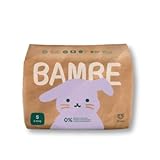 Bambe | Öko-Windeln | Größe S | von Geburt bis 6 kg | ca. 6–12 Wochen| Packung mit 40 Stück