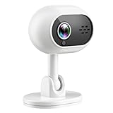 Fiorky 1080P, Bewegungserkennung, WiFi, Sicherheitsüberwachungskamera, 2-Wege-Audio, Nachtsicht, for Baby, ältere Menschen, Haustiermonitor (64 GB Karte)
