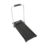 Laufband für Zuhause LED Klappbares Elektrische Laufband mit Fernbedienung 2HP, 10km/h Walking Pad für Zuhause/Büro,Schwarz