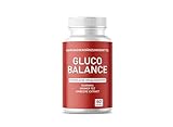 Gluco Balance – Nahrungsergänzungsmittel mit natürlichen Inhaltsstoffen – Guarana, Grüner Tee & Himbeer-Extrakt – 60 Kapseln – Made in EU