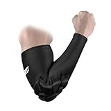 Dick Gepolstert Ellenbogenschoner für Erwachsene,Torwart Ellenbogenschützer,Weich Sport Armschoner,Hohe Qualität Armschützer für Volleyball Basketball Football MTB Handball läuft Tanzen Yoga,S