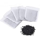 20 Stück Aktivkohle Wasserfilter Aktivkohlefilter Destillierfilter aus Kokosnussschalen für Wasser Destilliergerät 8 x 6,5 cm