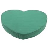 DECHOUS Herzförmiger Blumen Tonblock Groß Feucht Haltende Steckmasse für Blumenarrangements Blumenzubehör für Selbstgemachte Floristik und Dekoration