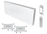 Heizkörper Mittelanschluss Kompakt & Ventilheizkörper Typ 22 500x1200 & Halter & Ventil NEU