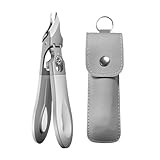 Abgewinkelter Nagelknipser, Ungular für Zehennägel, Spritzschutz für die tägliche Pflege der Maniküre und für ältere Menschen, Erwachsene mit eingewachsenen Zehennägeln,