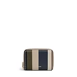 RADLEY London Stripe Lane Damen Leder Kleine Geldbörse mit Reißverschluss, Steinpilz