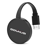 QIDUHUQI Miracast HDM Dongle, Schwarz, 720p, HDMI, USB, QH-QD001, Miracast, Airplay, DLNA, Fernseher, Monitor, Smartphone, Personal Computer, Tablette, Laptop, TV-Stick