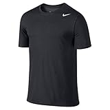 Nike Herren Dri-Fit Cotton Kurzarm 2.0 T-Shirt, schwarz (Schwarz (Schwarz/Weiß)), 3X-Large/Tall/Tall