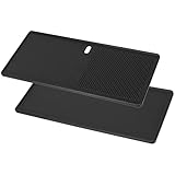 WELL GRILL 43 x 20,5 CM Gusswendeplatte 1/3 Gusseisen Grillplatten für Enders Monroe Pro 3, Boston 3 & Colorado 3 und die meisten Gasgrill, Gussplatte Plancha Grill Zubehör