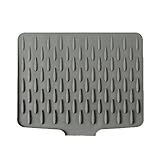 Lnhgh Trockenmatte aus Silikon | Schnelltrockner für Arbeitsplatte – hitzebeständiges Material, rutschfest, für Spüle, Schüssel, , Tasse, Spritzschutz, Küche