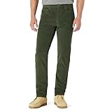 Amazon Essentials Herren Slim Fit 5-Taschen-Cordhose, Dunkles Olivgrün, 32W / 32L