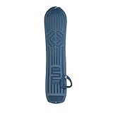 Kinder Lern Mini Snowboard 105 cm Rutschboard für Anfänger Einsteiger Halteseil blau