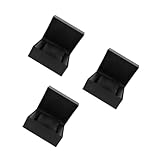 Healeved 3 Stück Schwarze Pu-uhrenbox für Herren Einzelner Slot Samtweiches Innenfutter Stilvoller Organizer für Armbanduhren Schmuck und Accessoires Kratzfest und Langlebig