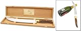 Laguiole Champagne Säbel Champagner Saber Sekt Säbel XXL 42 cm + Holzbox
