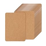 moinkerin 60 Stücke A6 Kraftpapier Karten 10.5X14.8CM 300g/m²Druckbar Postkarten Blanko Karten Blanko für DIY, Hochzeitseinladungen, Danksagungskarten