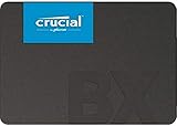 Crucial BX500 3D NAND SATA 2.5 Zoll SSD Drive, 500 GB, CT500BX500SSD1, schwarz