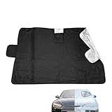 Weatherforce 360 Windschutzscheibenschutz - Hochwertige Ganzjahresabdeckung Wetterfeste Abdeckplane für die Windschutzscheibe 'Auto, UV Schutz vor