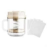 Griechisches Joghurt-Sieb-Set mit 3 Filterbeuteln zur Herstellung von dickem, proteinreichem Joghurt zu Hause, 1100 ml Fassungsvermögen für den persönlichen und kleinen Gruppengebrauch