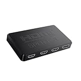 NEWCARE HDMI Splitter 1 in 4 Out, 4K HDMI Splitter 1 in 4 Out Gleichzeitig, HDMI Verteiler 1 in 4 Out, HDMI Switch 1 in 4 Full HD HDTV Blu-Ray DVD, Fire Stick