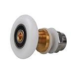 LIUCHUCHU Duschkabine Rollen Badezimmer-Riemenscheibe, Duschtürrollen, Duschraum-Glasschiebetürräder for die meisten Duschabtrennungen/Duschkabinen DuschtüRrollen(27mm)
