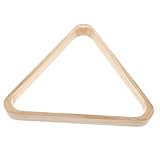 NOLITOY Holz Billardkugel Rack Dreieck Rahmen Vintage Design Glatte Oberfläche Schonend für Billardkugeln Pool Tisch Zubehör Elegant und Vielseitig für Zuhause
