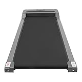 Czyurachel Walking Pad, Laufband für Zuhause, 1.0hp Laufband Schreibtisch, Leiser Motor, LED-Anzeige, Fernbedienung, bis 100kg, Treadmill für Zuhause & Büro (Grau)