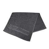 GymBeam Fitness Handtuch (50x90 cm) - Sporthandtuch fürs Fitnessstudio aus hochwertiger Baumwolle (100%), saugfähig, antibakteriell, antistatisch, schnell trocknend, weich (Grey, 1er Pack)