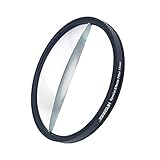 JONGSUN Split Dioptrien Prisma Spezialeffektfilter 77mm FX Glass Glare Widescreen Film Anamorphotische DSLR Video Fotografie Kamera Zubehör (Split Diopter)