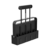 Poo4kark Erde, 4-Zellen-Erde zum Starten, 2-Erdblock-Maker, Handblock-Maker, wiederverwendbare Gartenblockierungswerkzeuge für Farmen, Aussaat Stecklinge (Black, 21.5cm)