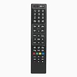 VINABTY RC4846 Fernbedienung ersetzen für Sharp Linsar FINLUX LED LCD-Plasmafernseher 32H6072-D LC-32LD145K LC-32LD145E 32HBD274B-N 22F6072-DM LC-39LD145V 22LED3000S 32LED900B LC-39LD145E