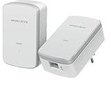 Mercusys MP300 KIT AV600 Powerline Adapter Set, WLAN 600 Mbit/s, Gigabit-Port, Plug & Play, Energiesparfunktion, kompatibel mit HomePlug AV/AV2