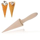 Waffelkegel Roller Waffel Und Eishörnchenformer, Hörnchenformer, Waffelhorn Holz Pflanzholz, Pizzelle Roller Waffelkegel Roller Gebäck Werkzeug Pizzelle Maker Dekorieren Backwerkzeug