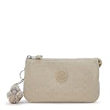 Kipling Creativity Große bedruckte Tasche, Schild Beige Emb, 7.25' L x 4.25' H x 0.5' D