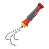WOLF-Garten Handgrubber KA-2K (ideal zum wurzelschonenden Lockern und Lüften des Bodens in Beeten, Balkonkästen & Steingärten, rutschfester Handgriff mit Softeinlage) 2714000