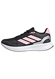 adidas RUNFALCON 5 Shoes JUNIOR Laufschuhe, Core Black/Pink/Silver Metallic, 37 1/3 EU