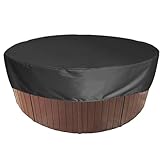 Poolplane Runde Badewannenabdeckung für den Außenbereich, UV-Schutz, für Spa, Whirlpool, Staubschutz, wasserdicht, UV-Schutz Pool zubehör(2 Only Cover,215X70cm)