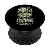 Schallplatte Geburtstag Best Of 2004 I'm A Certified Classic PopSockets Klebender PopGrip