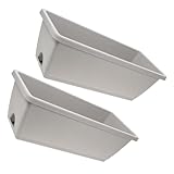 Abaodam 2 Sätze Rechteckige Pflanzkästen mit Abtropfschale Fensterbankgeeignet Kratzfest und Lichtbeständig für Heim und Balkongarten sowie Gemüseanbau mit Drainagelöchern für Belüftung