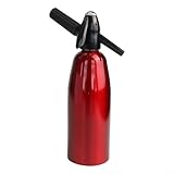 Opatiny Getränkemaschine für Sprudelwasser und kohlensäurehaltige Getränke, Aluminium Fizz Maker mit benutzerdefinierter Kohlensäure, für Sodawasserbereiter, Silber