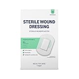 Healthcare By Amazon Sterile Wundauflage, 20 Pflaster (Zuvor eine Marke von Amazon Basic Care, gleiches Produkt)