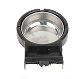 shenruifa Aschenbecher zur Wandmontage mit Halter, Edelstahl, Wand-Aschenbecher, selbstklebend, Badezimmer-Aufbewahrungsregal (schwarz)