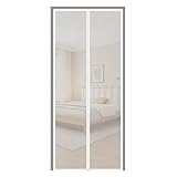 Selbstklebendes Fliegengitter-Katzennetz für Tür | Türgitter für Flur, Küche, Schlafzimmer, Eingangsbereich | magnetisches Moskitonetz für Balkon, Terrasse