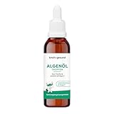 Vegane Omega-3 Algen Tropfen für Kinder 50 ml (60 Tage) | 205 mg DHA + 103 mg EPA | bester Geschmack & kinderleichte Einnahme | ohne unnötige Zusätze | für Herz*, Augen & Gehirn**