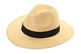 Black Jungle MOSSMAN Havanna Sommerhut Natur Bogart Panamahut (One-Size)