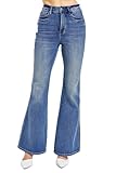 Judy Blue Schlagjeans mit hoher Taille, Bauchkontrolle, Blau, 39