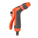 HLXDZ GartenschlauchdüSe Gartenschlauchdüsen, Gummi-Anti-Rutsch-Griff, Wasserpistole, Schlauchspritze for Autowaschanlage, Reinigung, Bewässerung Von Rasen Und Gartenstreuung Komfortabler Griff