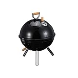 PNAJFUEL Bbq-Grill Tragbare Antihaftbeschichtete Grillschale Holzkohlegrills Mini-Rundgrill Camping-Picknick-Werkzeug Mit Abdeckung
